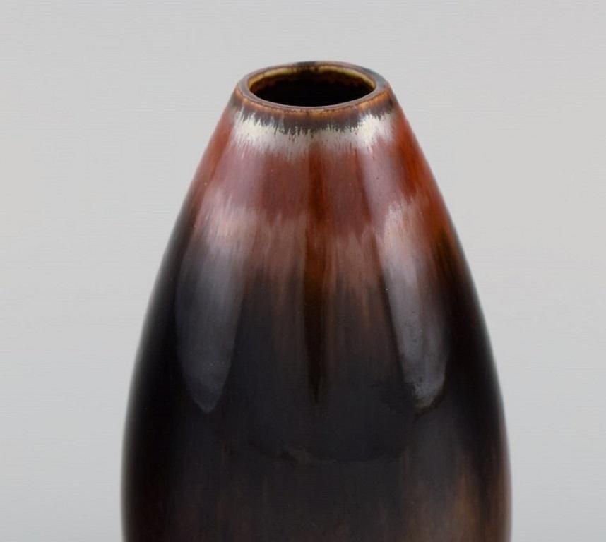 Scandinavian Modern Carl Harry Stålhane for Rörstrand, Vase in Glazed Ceramics For Sale