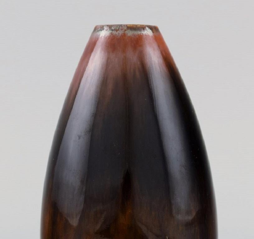 Swedish Carl Harry Stålhane for Rörstrand, Vase in Glazed Ceramics For Sale