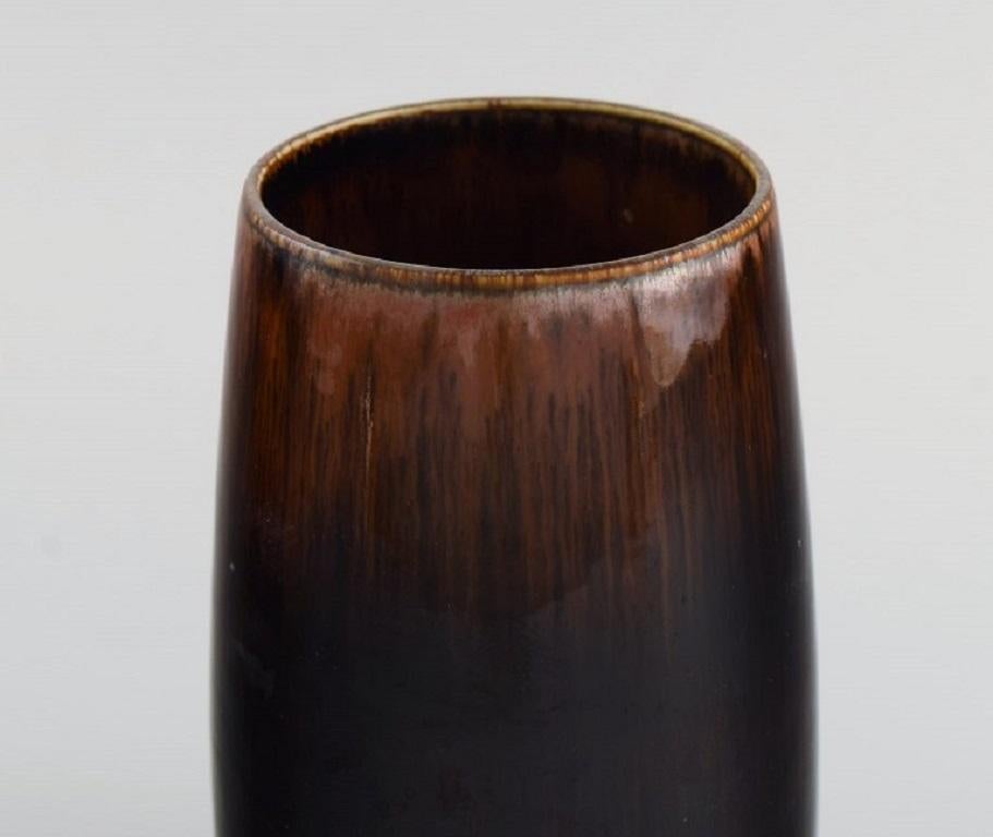 Swedish Carl Harry Stålhane for Rörstrand, Vase in Glazed Ceramics For Sale