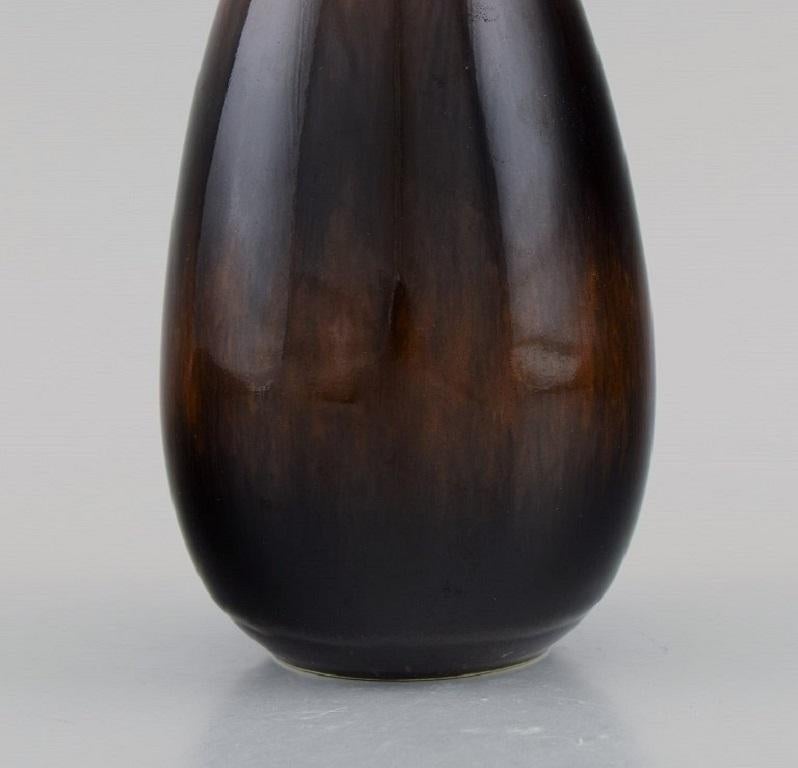 Carl Harry Stålhane for Rörstrand, Vase in Glazed Ceramics In Excellent Condition For Sale In Copenhagen, DK
