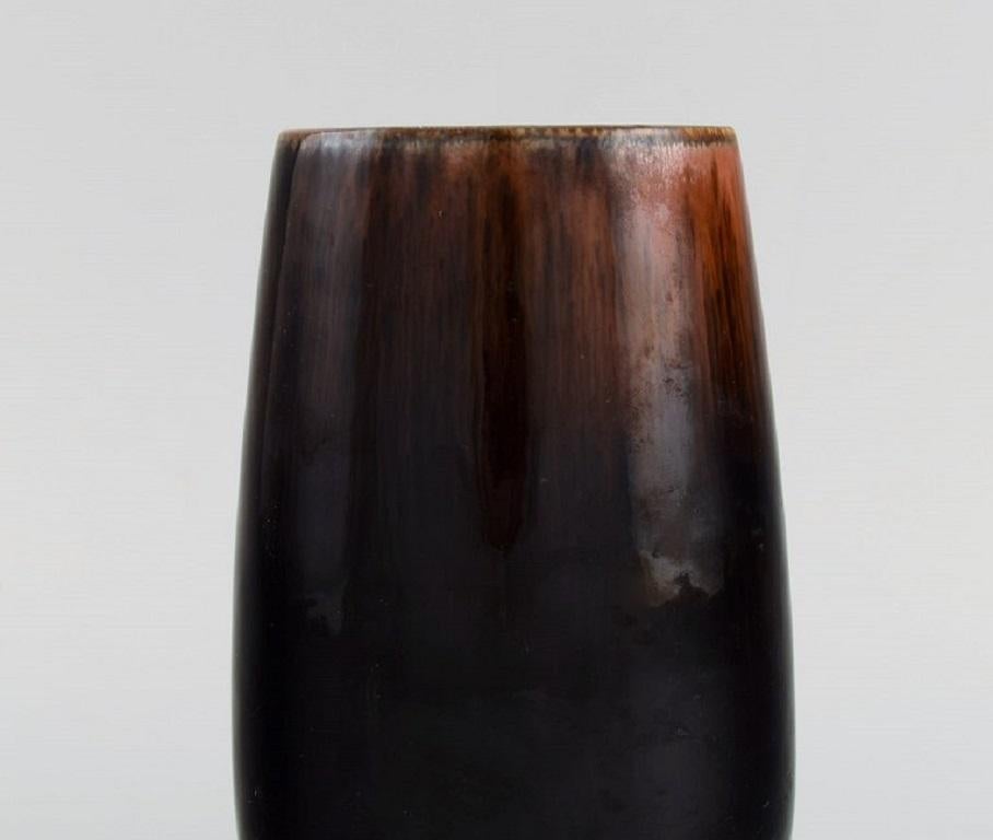 Carl Harry Stålhane für Rörstrand, Vase aus glasierter Keramik (Glasiert) im Angebot