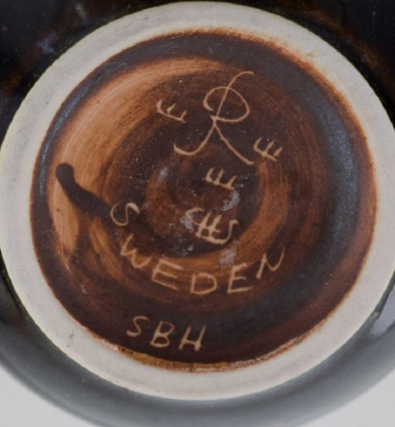 20th Century Carl Harry Stålhane for Rörstrand, Vase in Glazed Ceramics For Sale