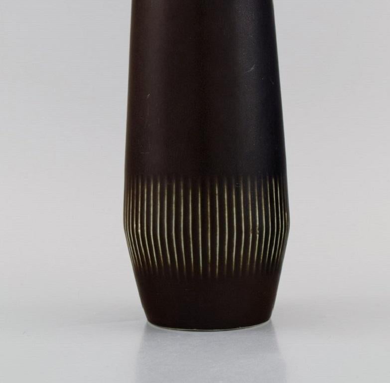 20th Century Carl Harry Stålhane '1920-1990' for Rörstrand, Vase in Glazed Ceramics For Sale