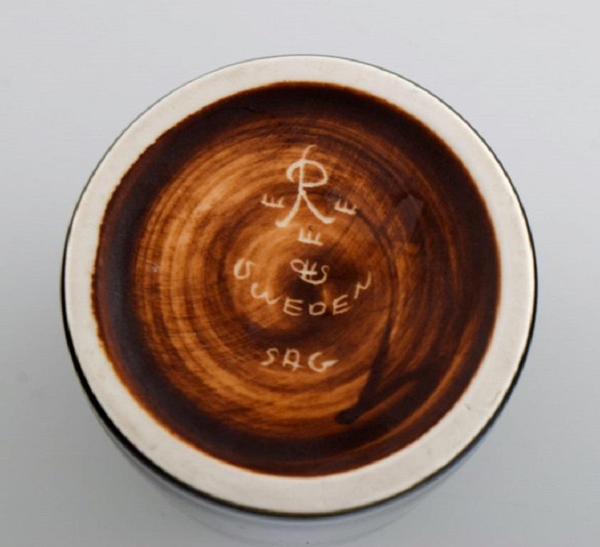 Vase En Céramique Cône Carl Harry Stålhane Pour Rörstrand - Suède - Style Scandinavian Modern - Vintage