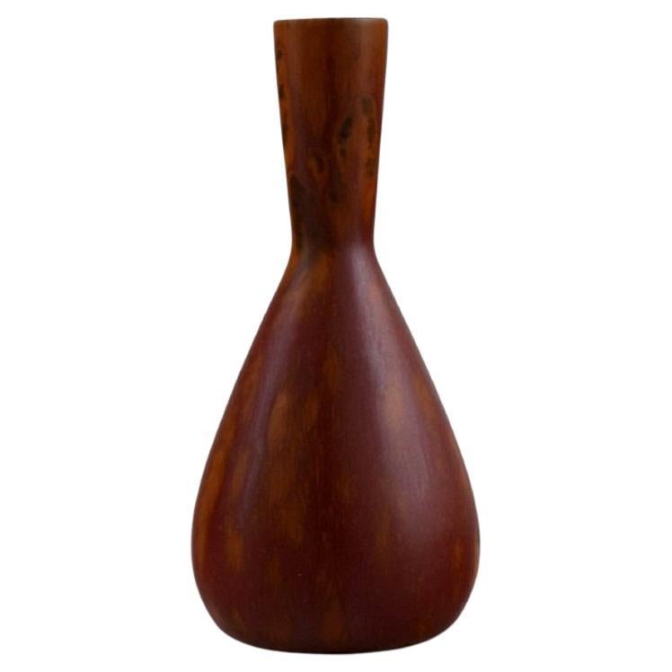 Carl Harry Stlhane für Rrstrand, Vase aus glasierter Keramik