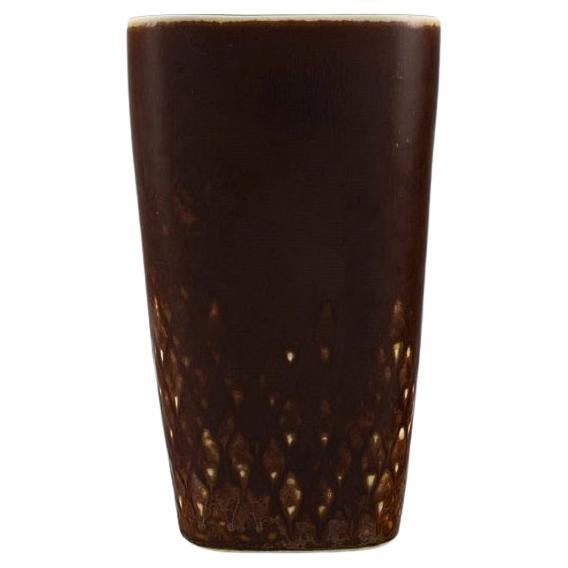 Carl Harry Stlhane für Rrstrand, Vase aus glasierter Keramik im Angebot