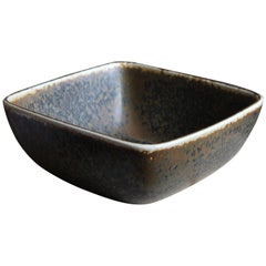 Carl-Harry Stålhane, Bowl, Glazed Stoneware Rörstand, 1950s