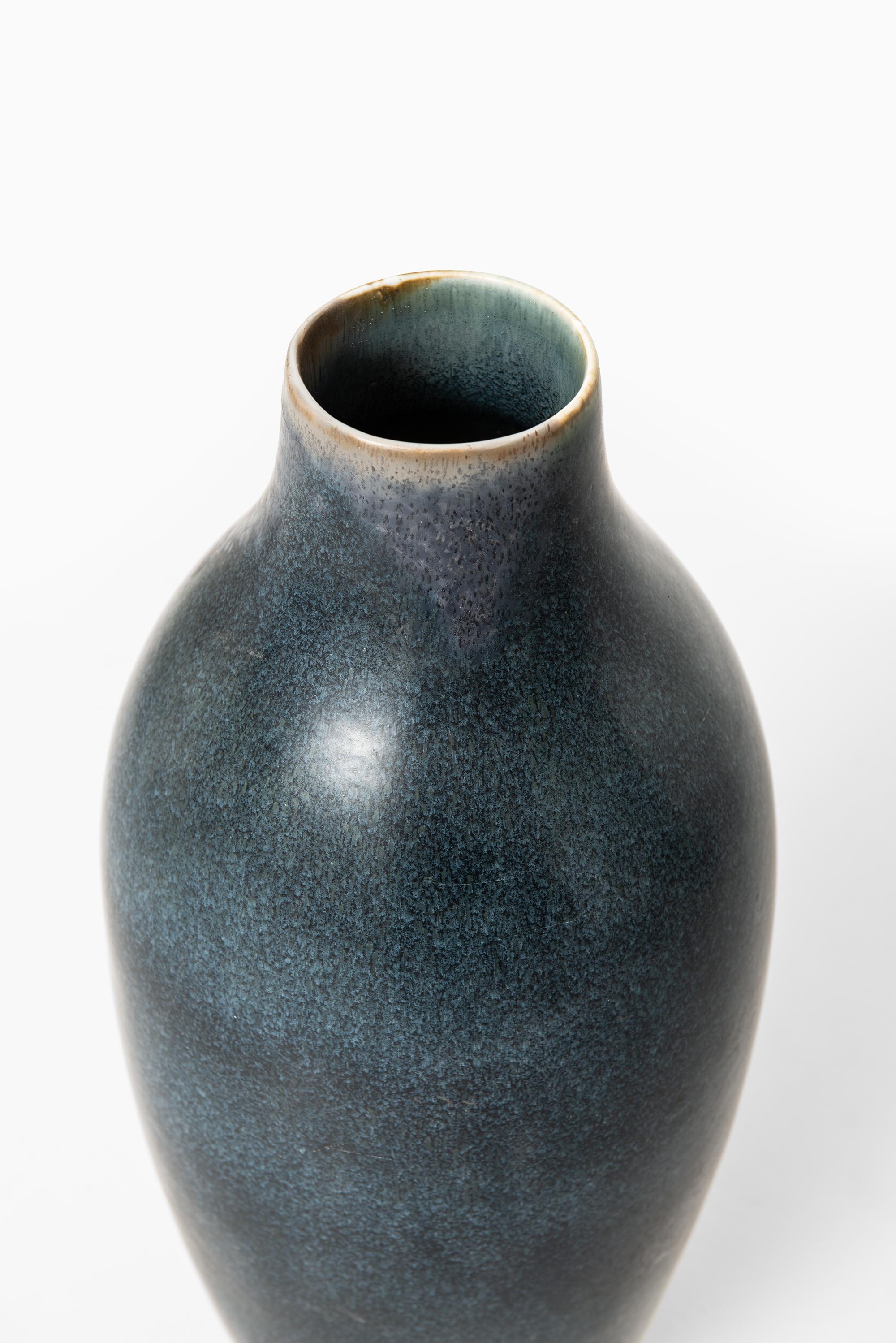 Carl-Harry Stålhane Ceramic Floor Vase Produced by Rörstrand in Sweden In Good Condition In Limhamn, Skåne län