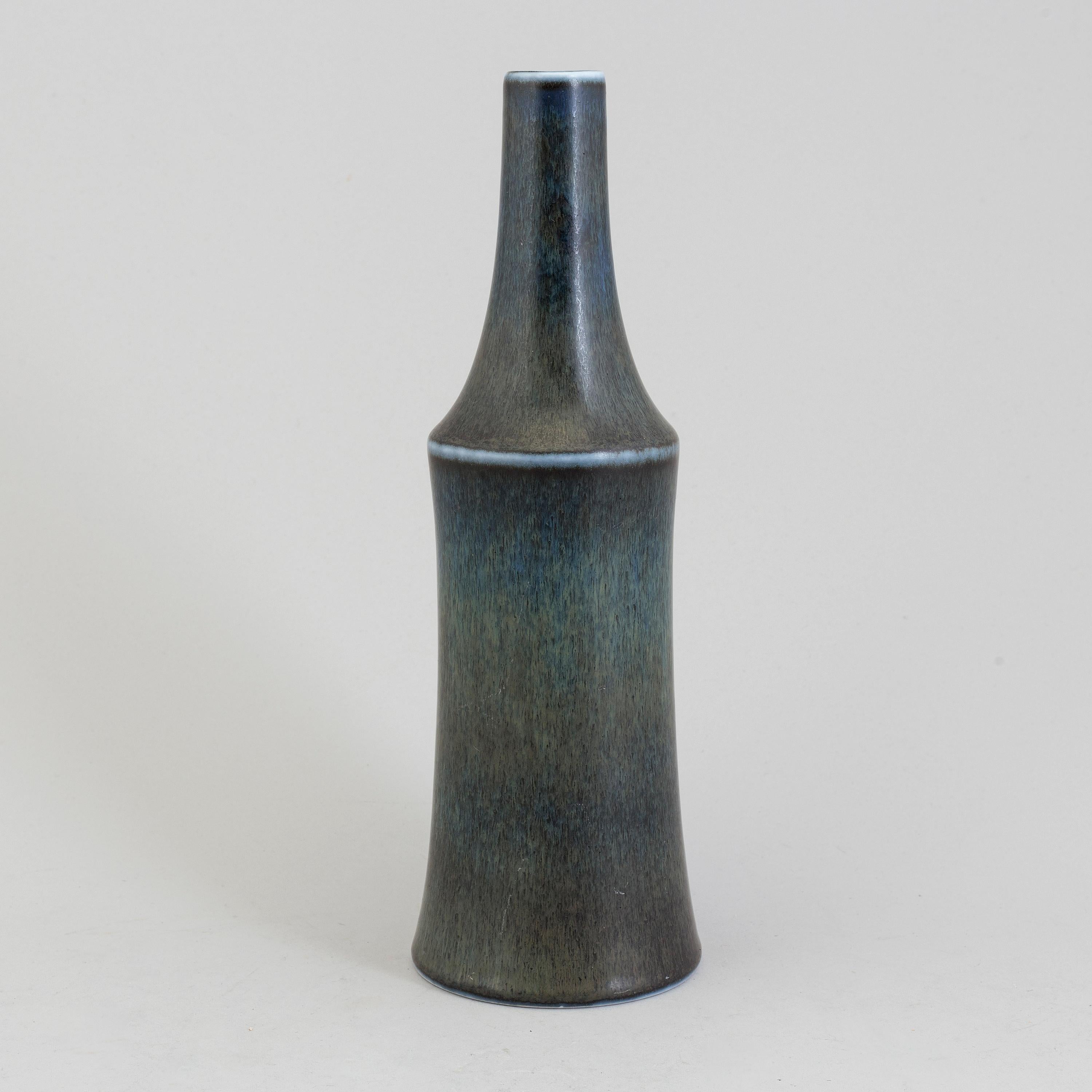 Carl-Harry Stålhane Ceramic Vase from Rörstrand, Sweden 1950s In Good Condition For Sale In Paris, FR