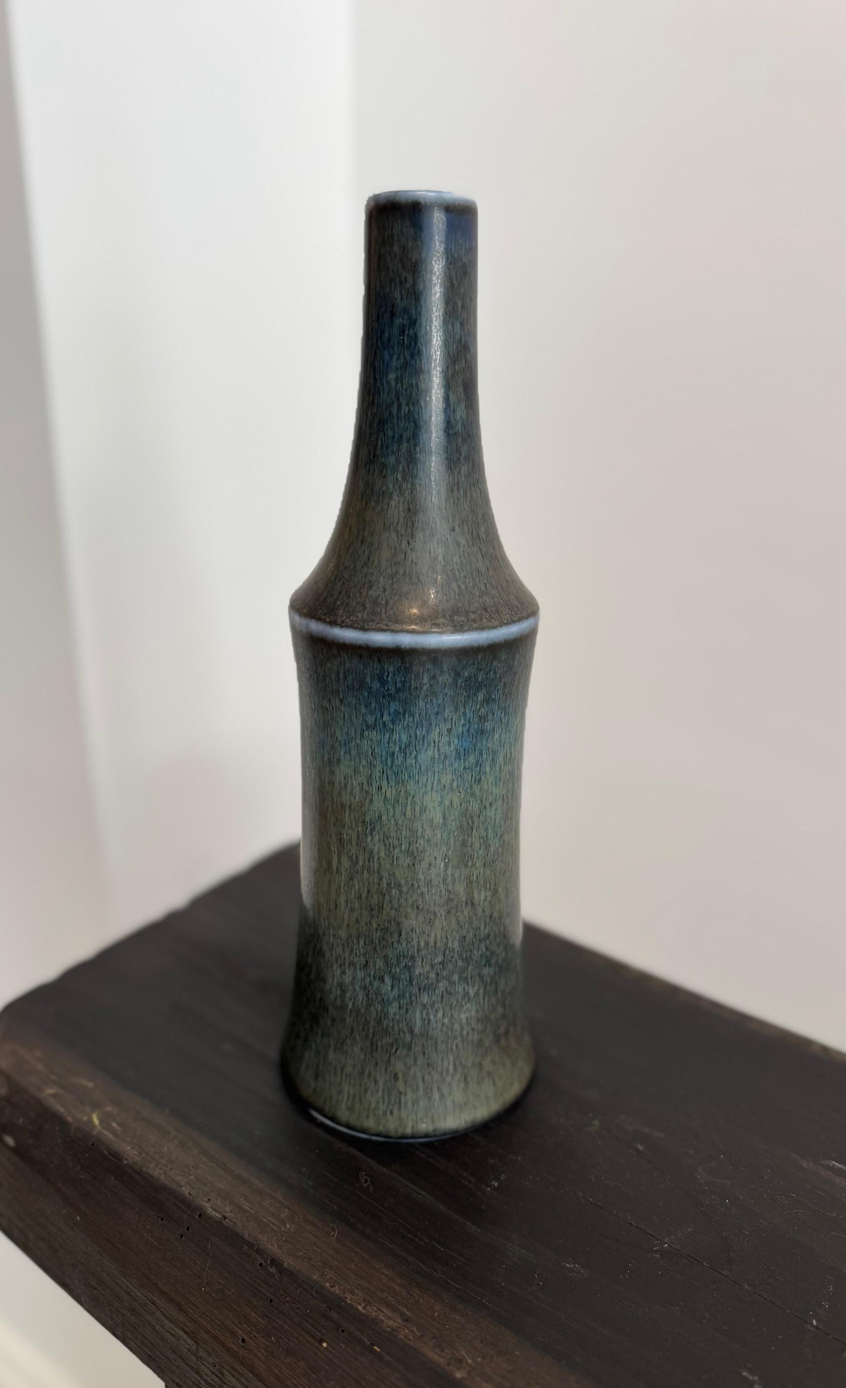 Carl-Harry Stålhane Ceramic Vase from Rörstrand, Sweden 1950s In Good Condition For Sale In Paris, FR