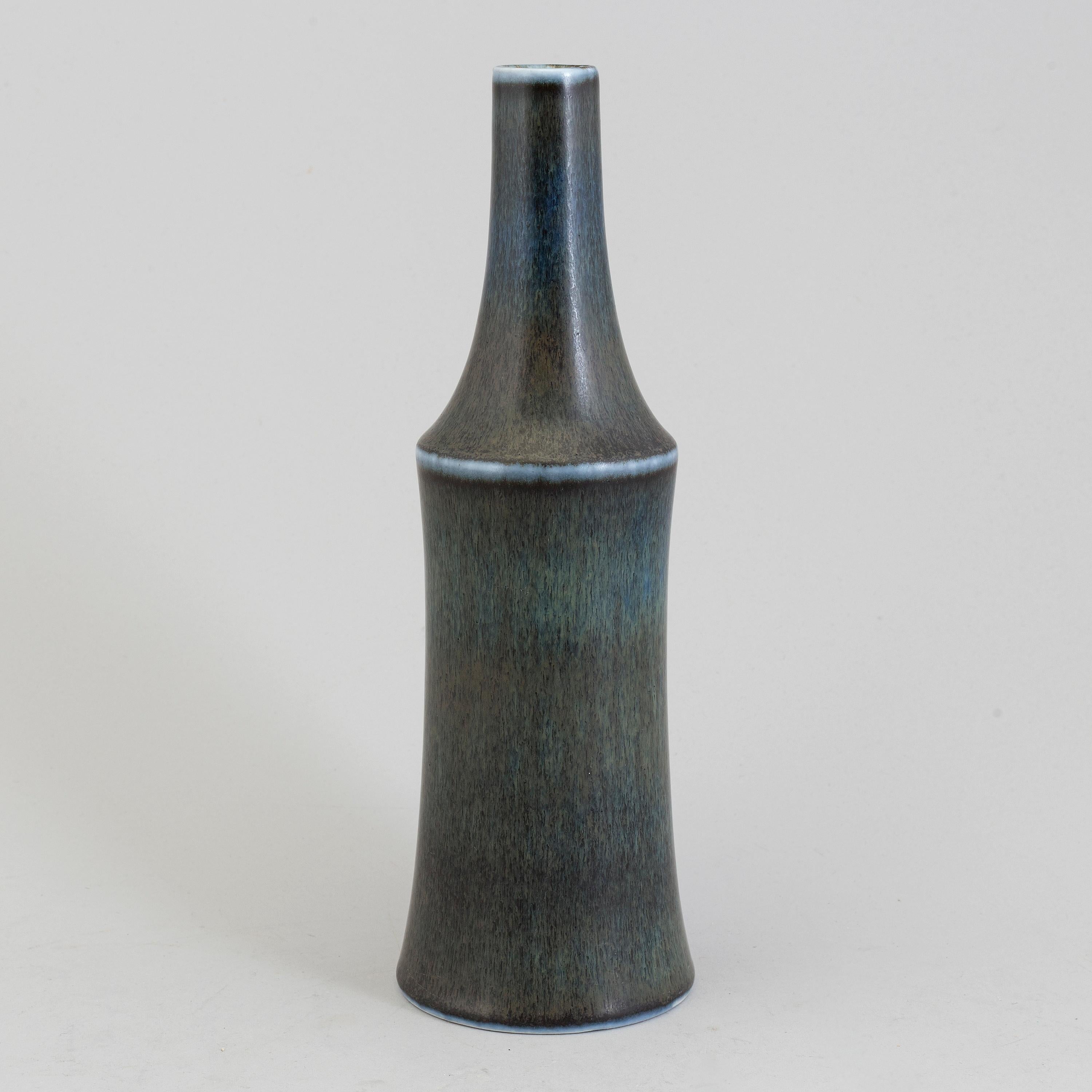 Carl-Harry Stålhane Ceramic Vase from Rörstrand, Sweden 1950s For Sale 1