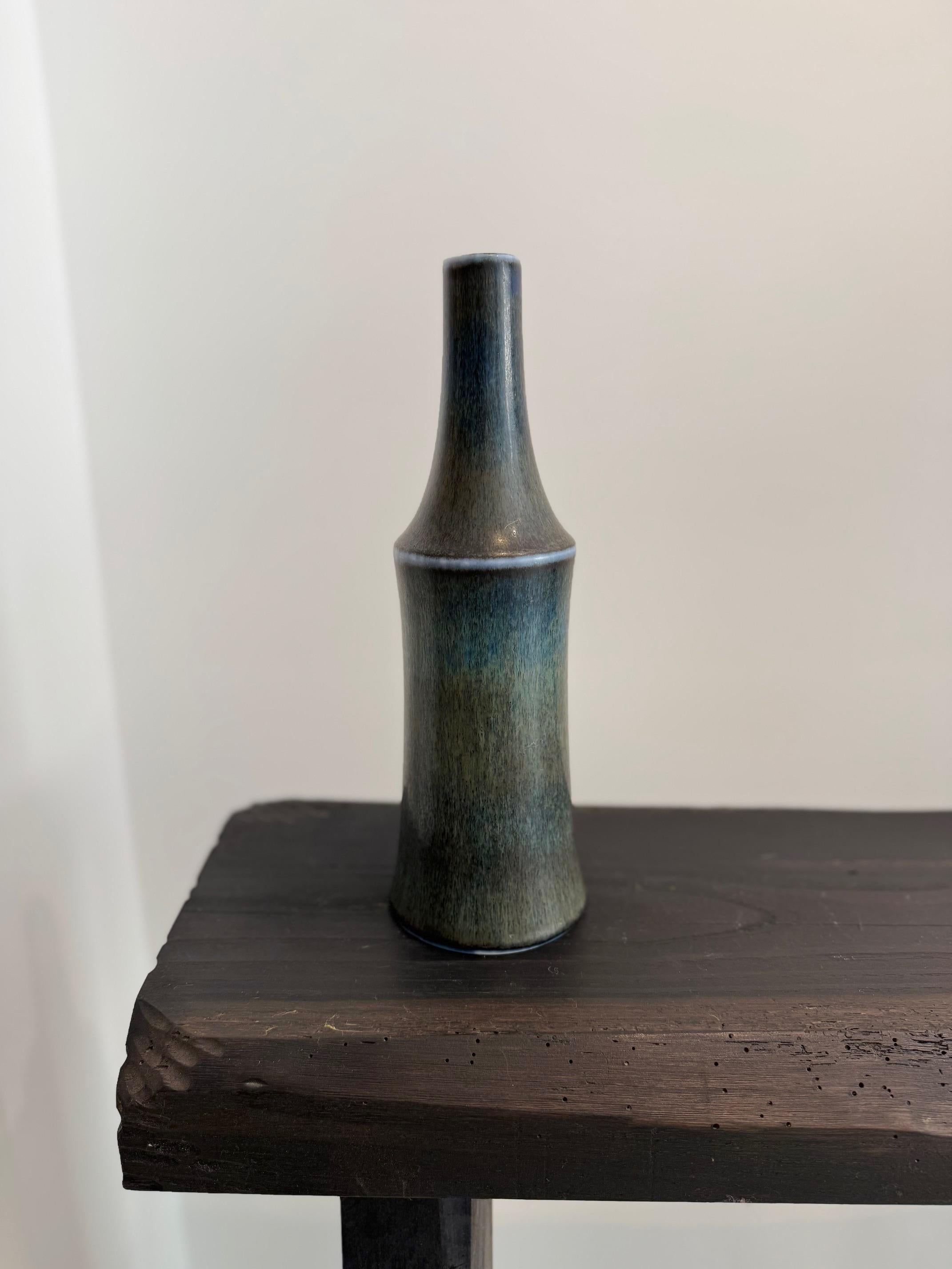Carl-Harry Stålhane Ceramic Vase from Rörstrand, Sweden 1950s For Sale 1