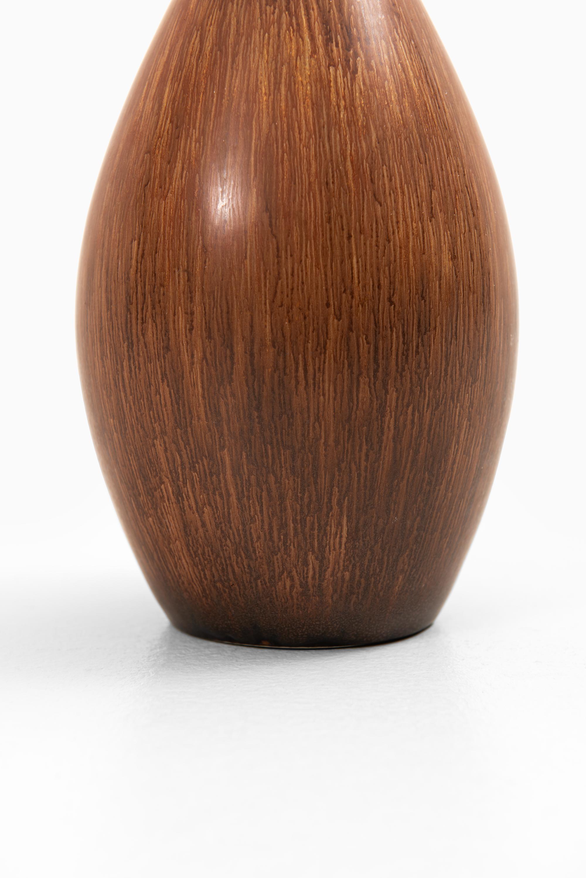 Scandinavian Modern Carl-Harry Stålhane Ceramic Vase Produced by Rörstrand in Sweden