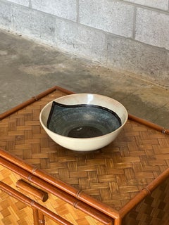 Carl-Harry Stålhane Earthenware Bowl Rörstrand Sweden 1948