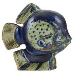 Carl Harry Stålhane for Designhuset. Unique sculpture of fish in stoneware.