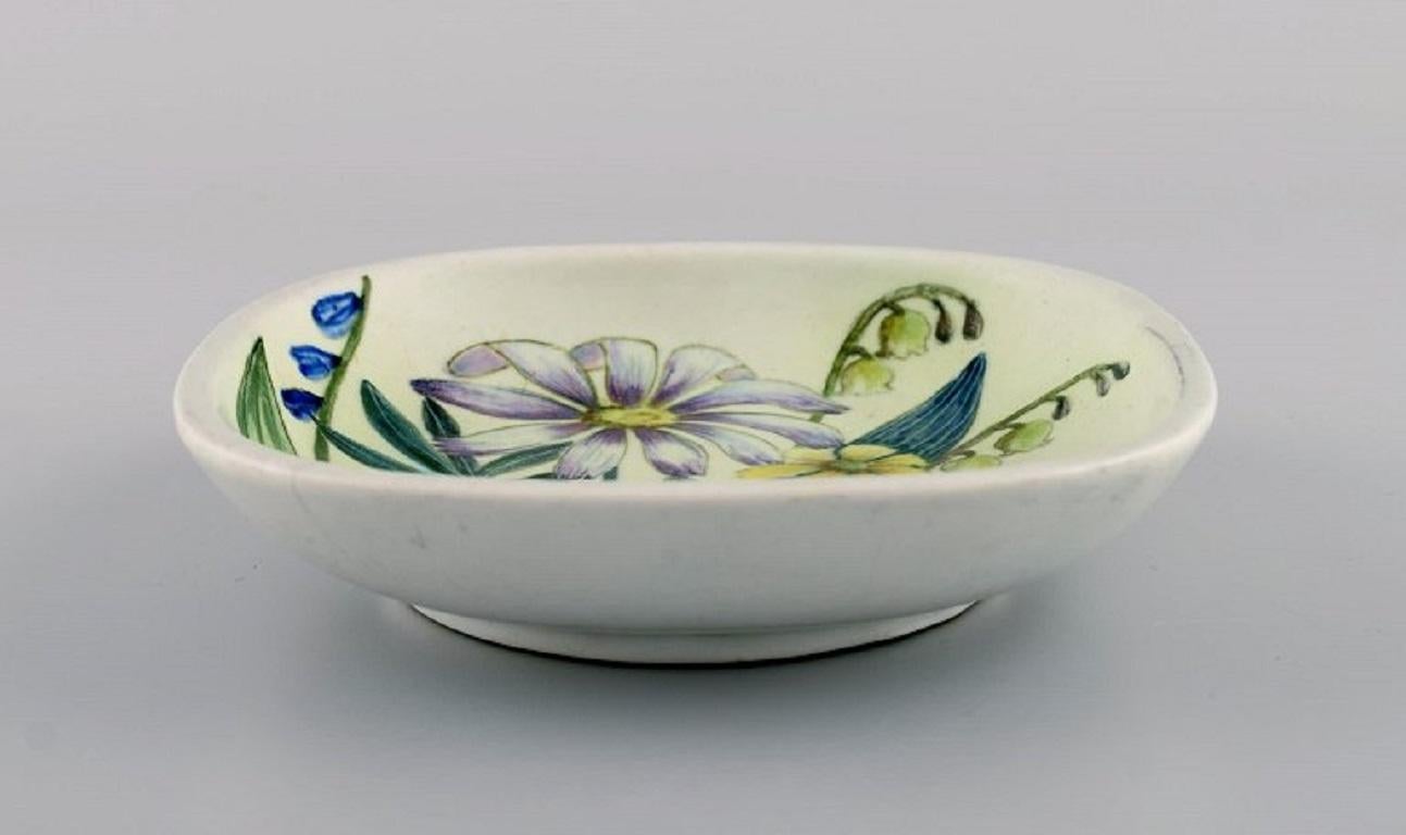 Swedish Carl Harry Stålhane for Rörstrand, Bowl in Glazed Ceramics, Mid-20th C For Sale