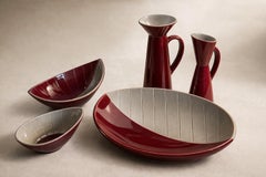 Carl-Harry Stålhane pour Rörstrand "California" , Suède, années 1950 (ensemble de 5)