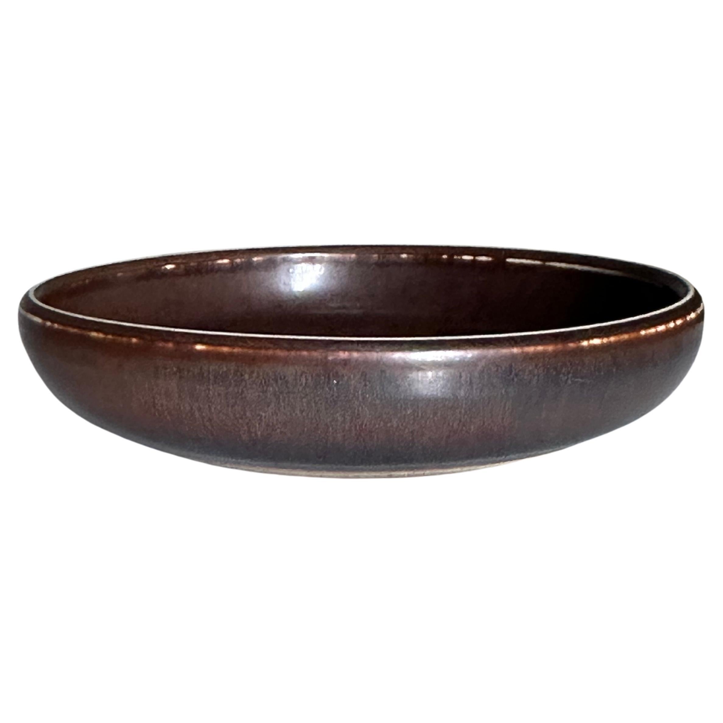 Carl Harry Stålhane for Rörstrand CES Ceramic Low Bowl, Sweden For Sale