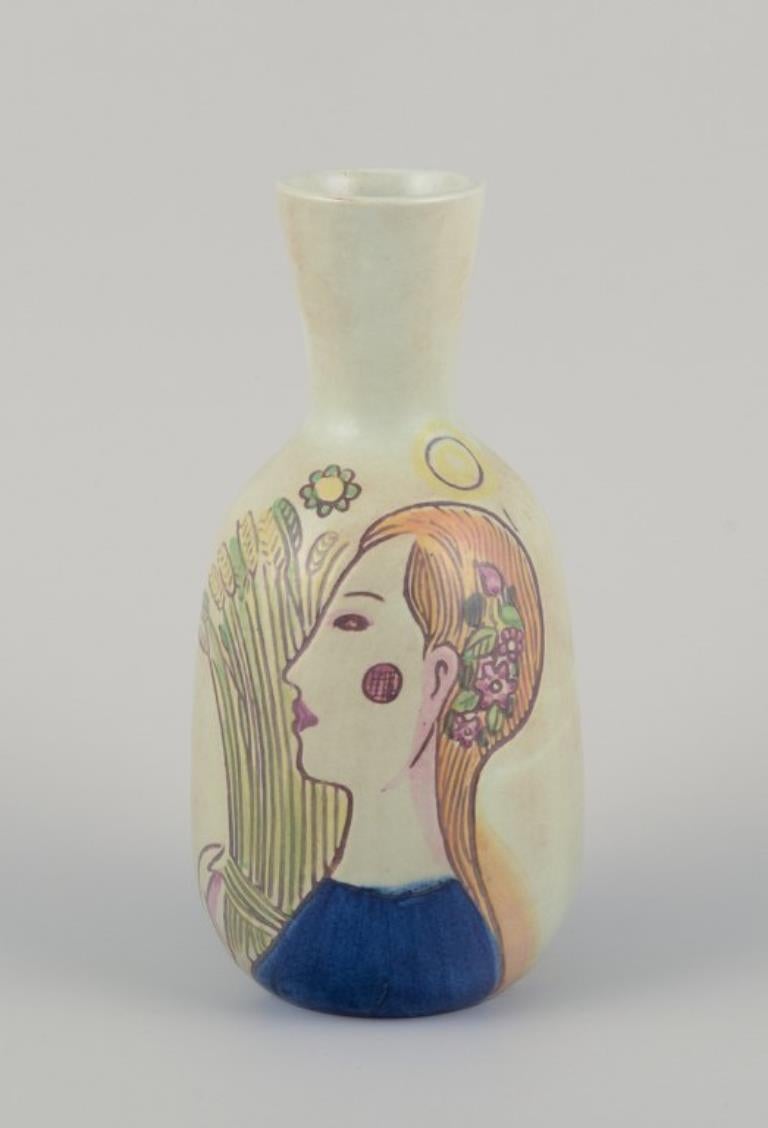 Svedese Carl-Harry Stålhane per Rörstrand. Vaso in ceramica 