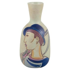 Carl-Harry Stålhane per Rörstrand. Vaso in ceramica "Folkvisan".