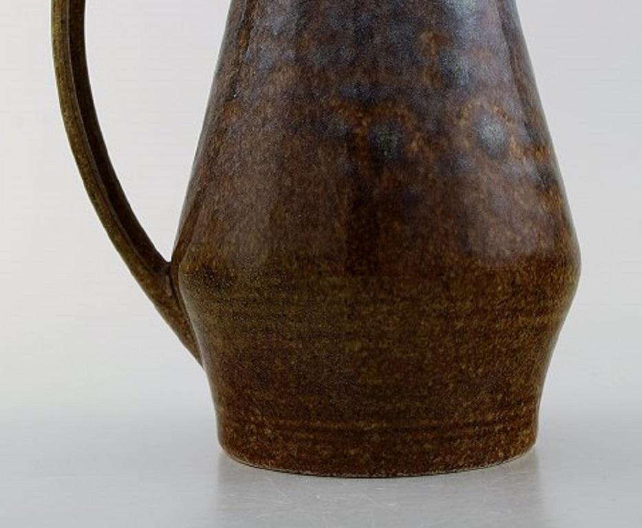Carl Harry Stålhane for Rörstrand, Jug with Lid in Glazed Stoneware In Good Condition For Sale In Copenhagen, DK