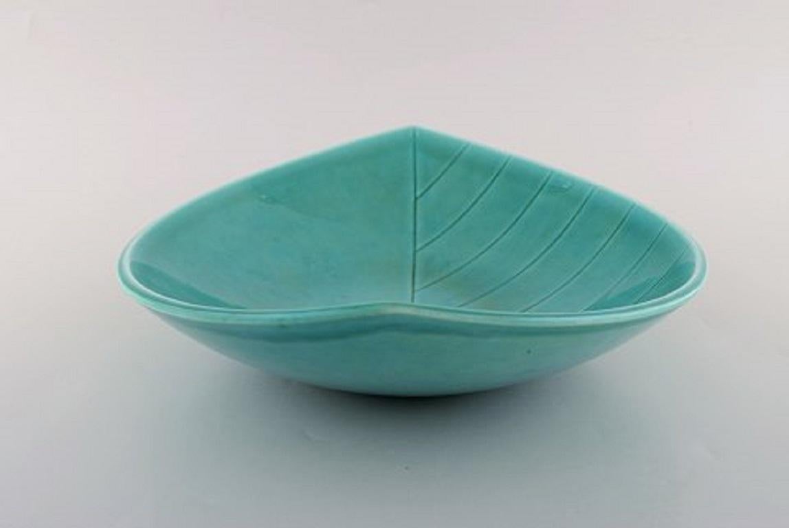 Scandinavian Modern Carl-Harry Stålhane for Rörstrand, Large California Bowl in Glazed Ceramics