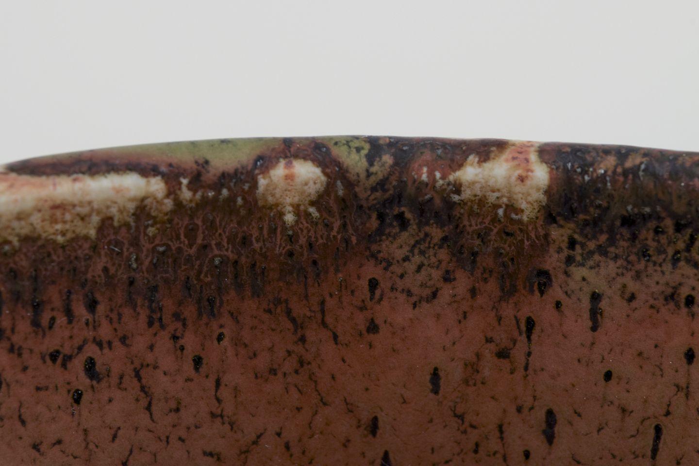 Glazed Carl Harry Stålhane for Rörstrand. Large ceramic bowl, ca. 1970 For Sale