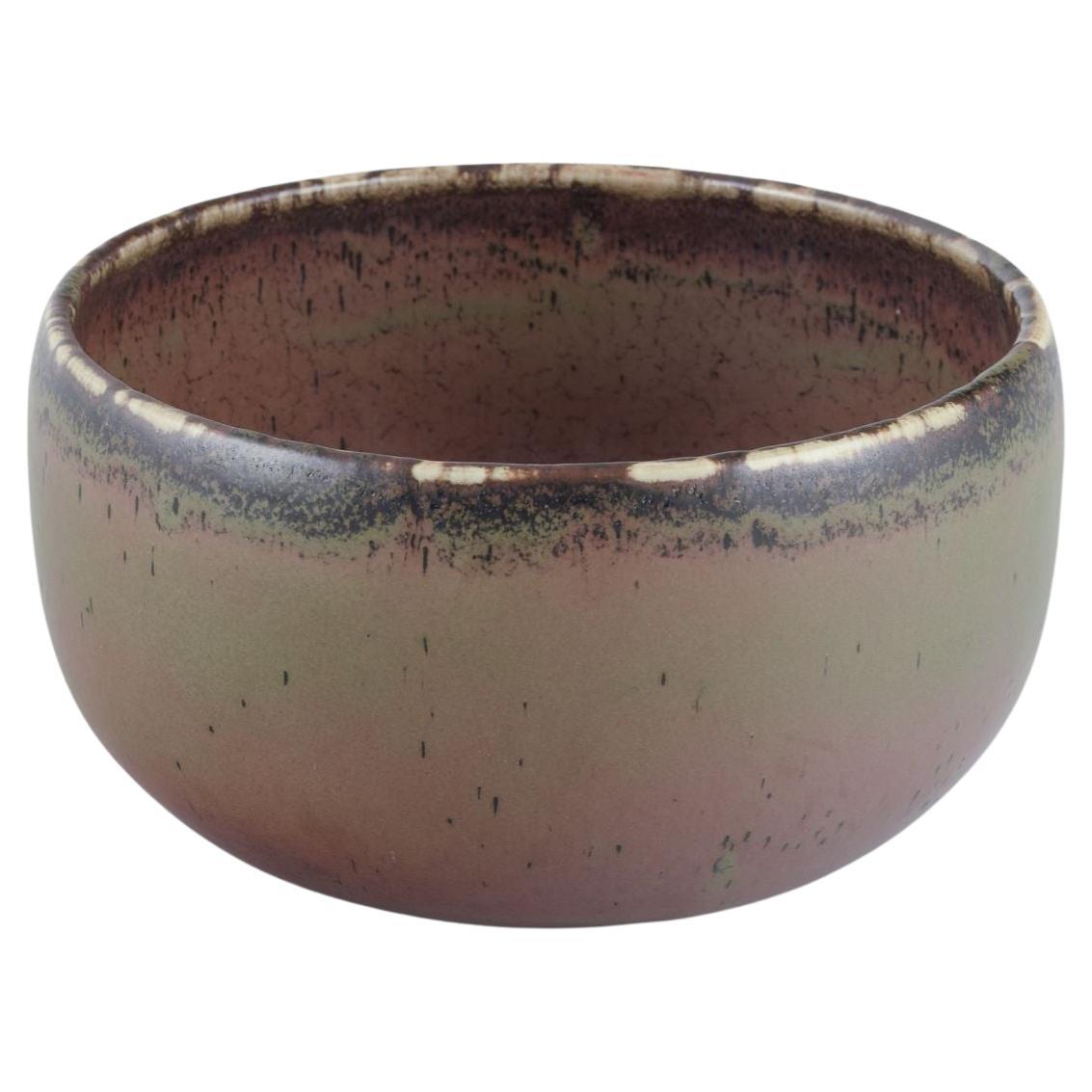 Carl Harry Stålhane for Rörstrand. Large ceramic bowl, ca. 1970