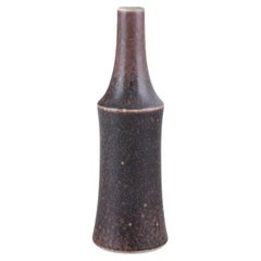Carl Harry Stålhane for Rörstrand. Large ceramic vase with slender shape.