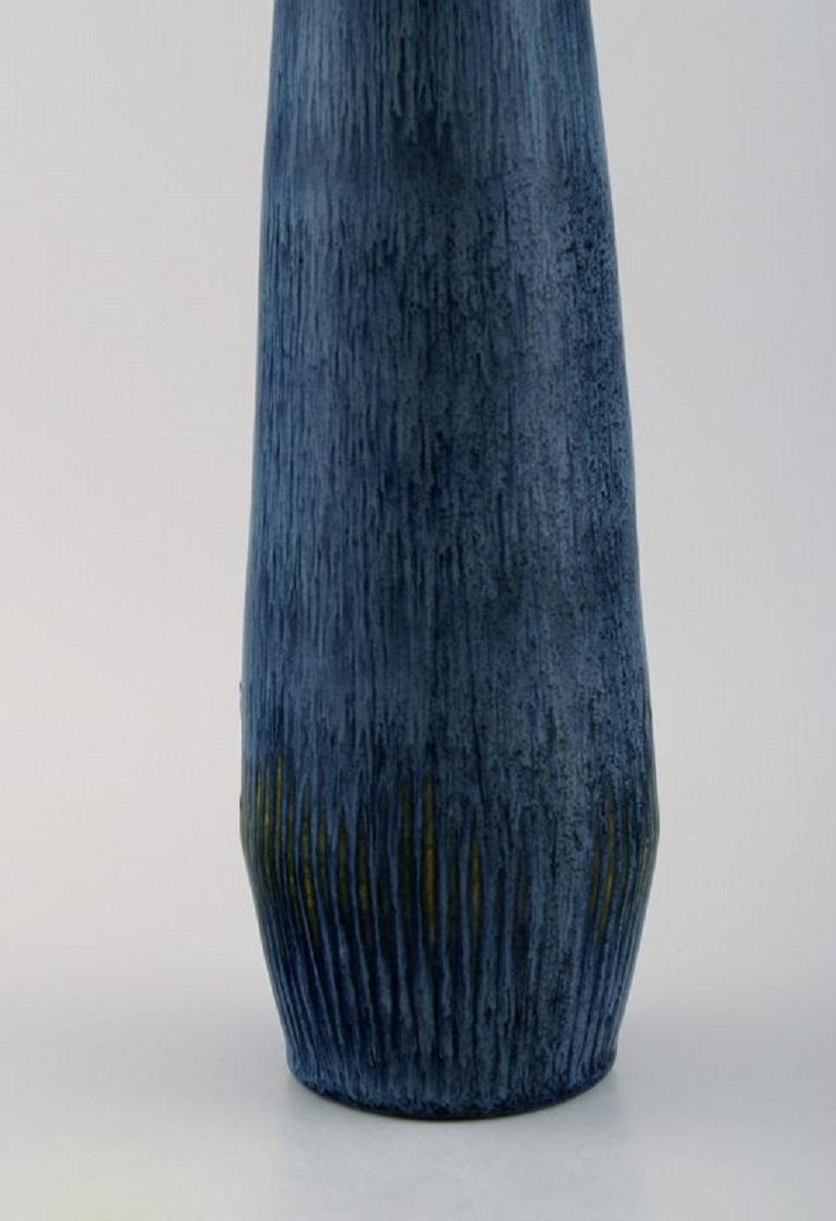 Carl Harry Stålhane for Rörstrand, Large Vase in Glazed Ceramics, Mid-20th C In Excellent Condition In Copenhagen, DK