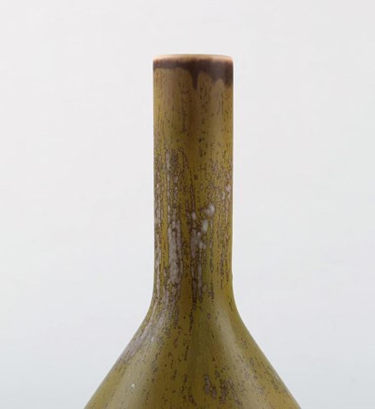 Swedish Carl-Harry Stalhane for Rörstrand, Narrow-Necked Ceramic Vase, 1950s