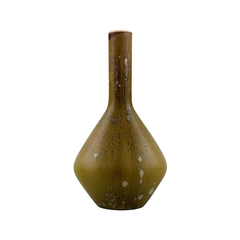Carl-Harry Stalhane for Rörstrand, Narrow-Necked Ceramic Vase, 1950s