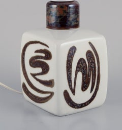 Carl Harry Stålhane for Rörstrand. "Orient" ceramic table lamp. 1960s/70s