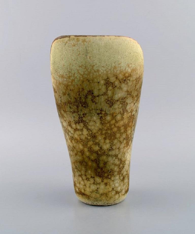 Scandinavian Modern Carl Harry Stålhane for Rörstrand, Rare Vase in Glazed Ceramics, Mid-20th C