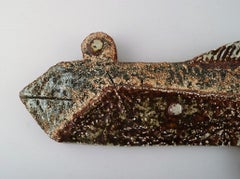 Carl-Harry Stålhane for Rörstrand / Rorstrand, Large Wall Plaque, Fish, 1960s