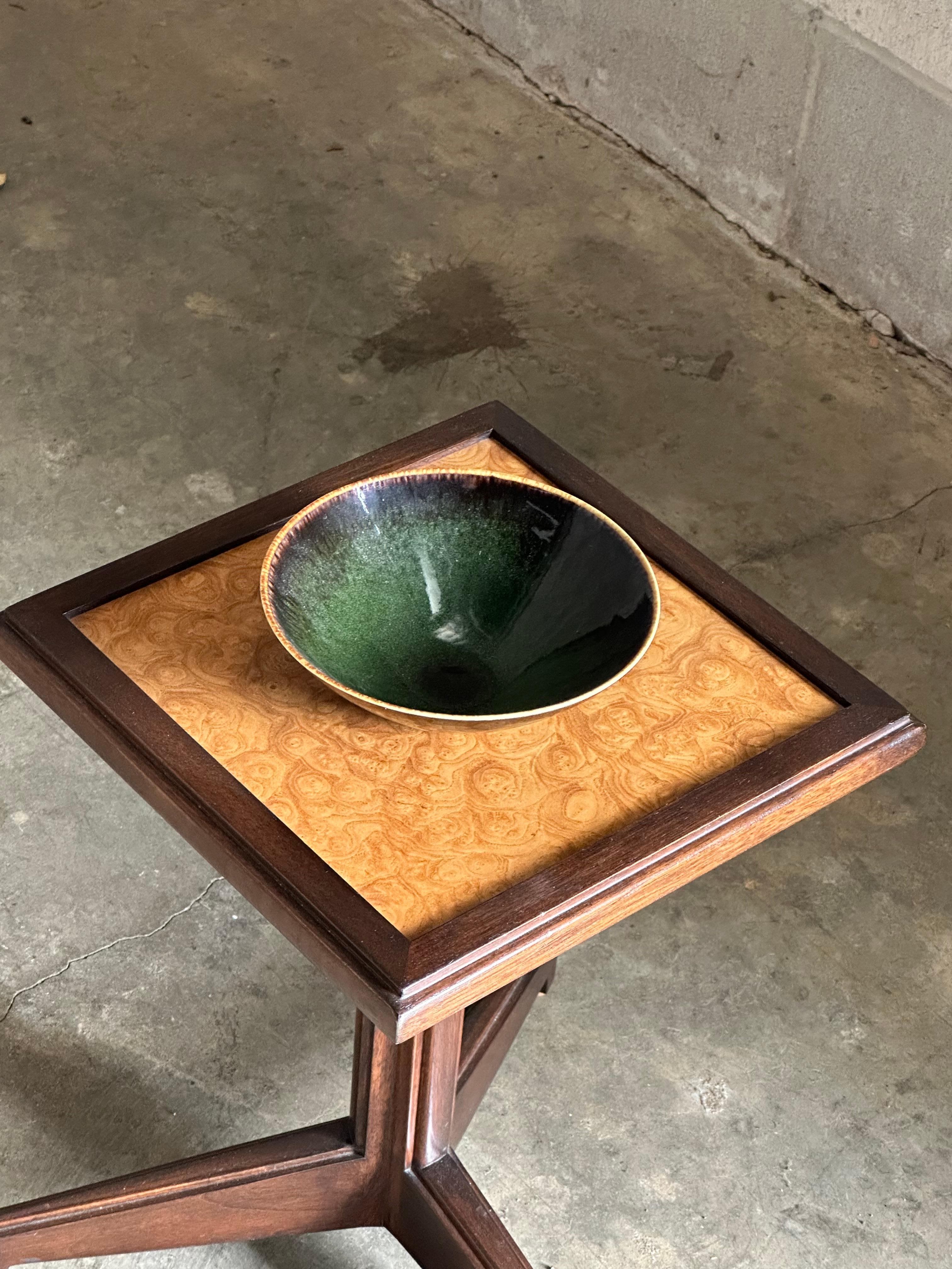 Mid-Century Modern Carl Harry Stålhane for Rörstrand Stoneware Bowl For Sale