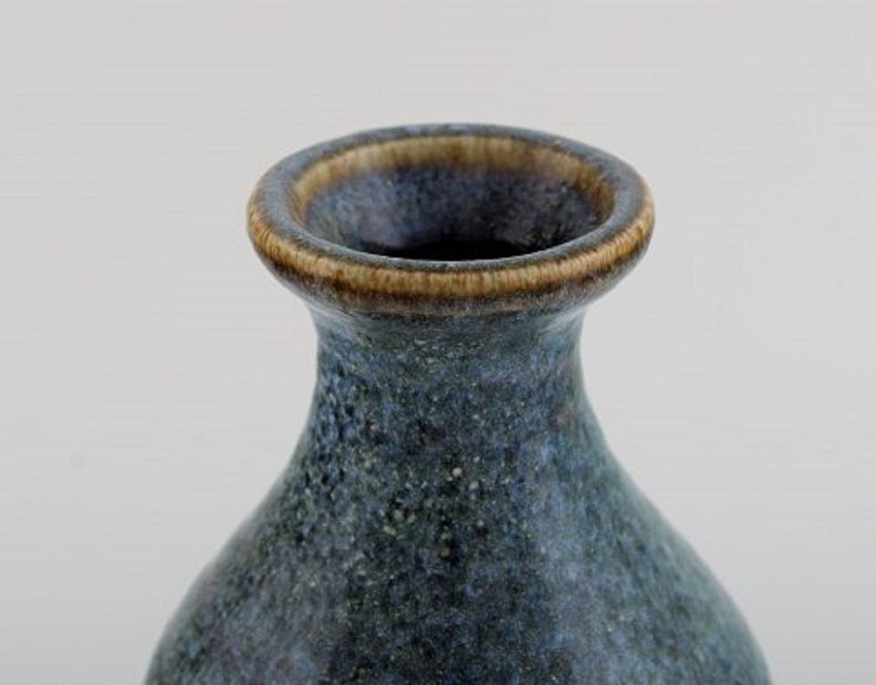 Scandinavian Modern Carl Harry Stålhane for Rörstrand, Vase in Glazed Ceramics, Mid-20th Century