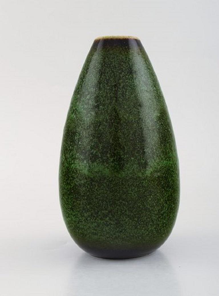 Scandinavian Modern Carl-Harry Stålhane for Rörstrand, Vase in Glazed Stoneware, 1960s