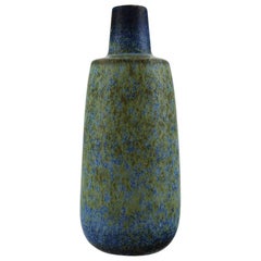 Vintage Carl-Harry Stålhane for Rørstrand, Large Ceramic Vase with Beautiful Glaze