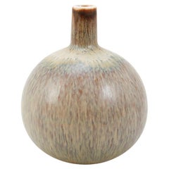 Carl-Harry Stålhane Glazed Stoneware Bottleneck Bud Vase for Rörstrand