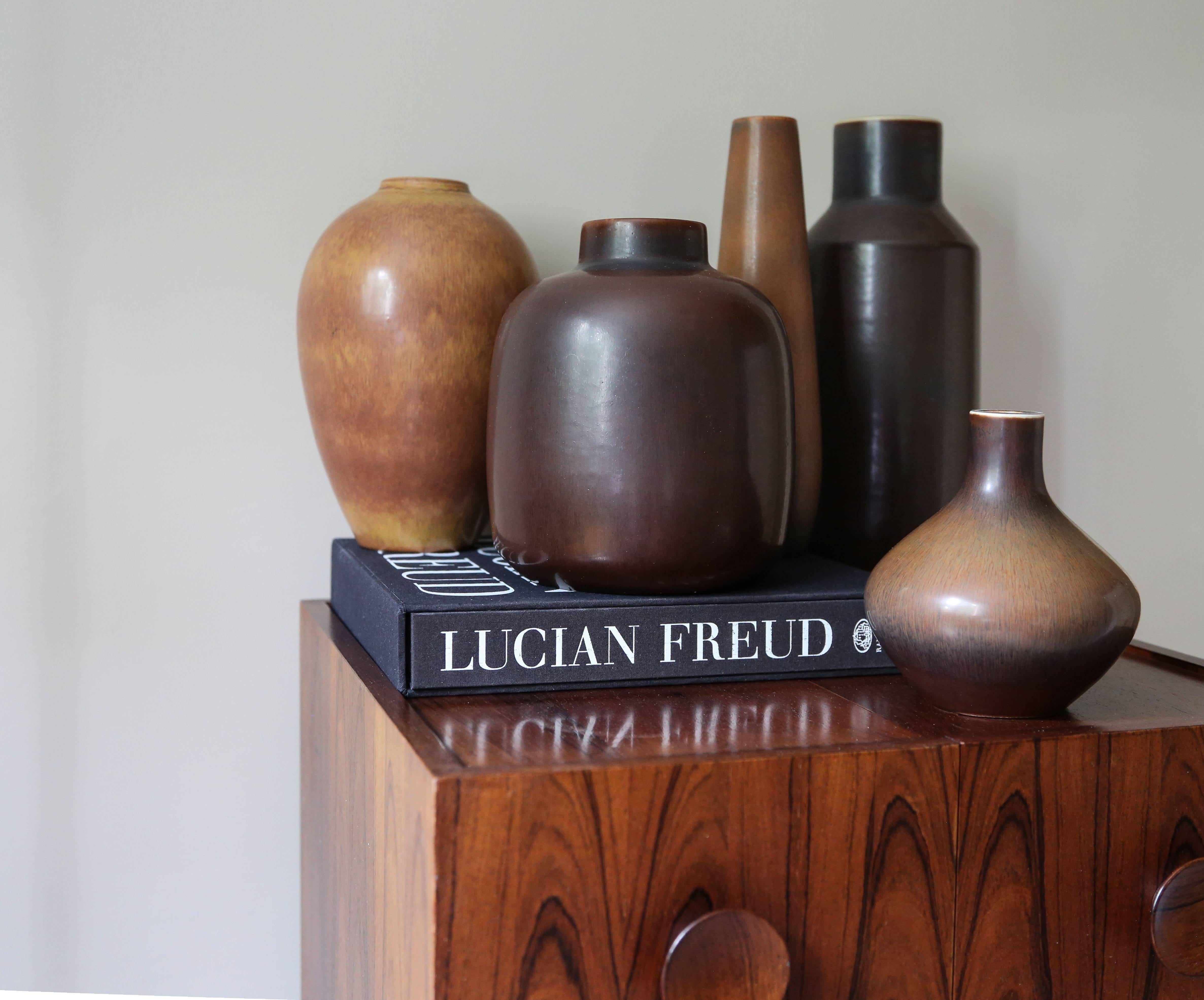 Carl-Harry Stålhane & Gunnar Nylund Collection of Decorative Vessels, 1950s 1