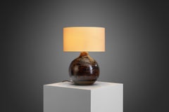 Carl-Harry Stålhane & Kent Eriksson Stoneware Table Lamp, Sweden ca 1960s