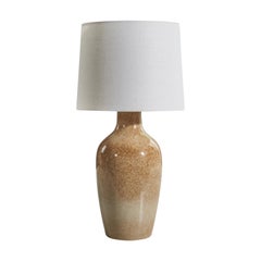 Carl-Harry Stålhane & Kent Eriksson, Table Lamp Glazed Stoneware, Studio, 1960s