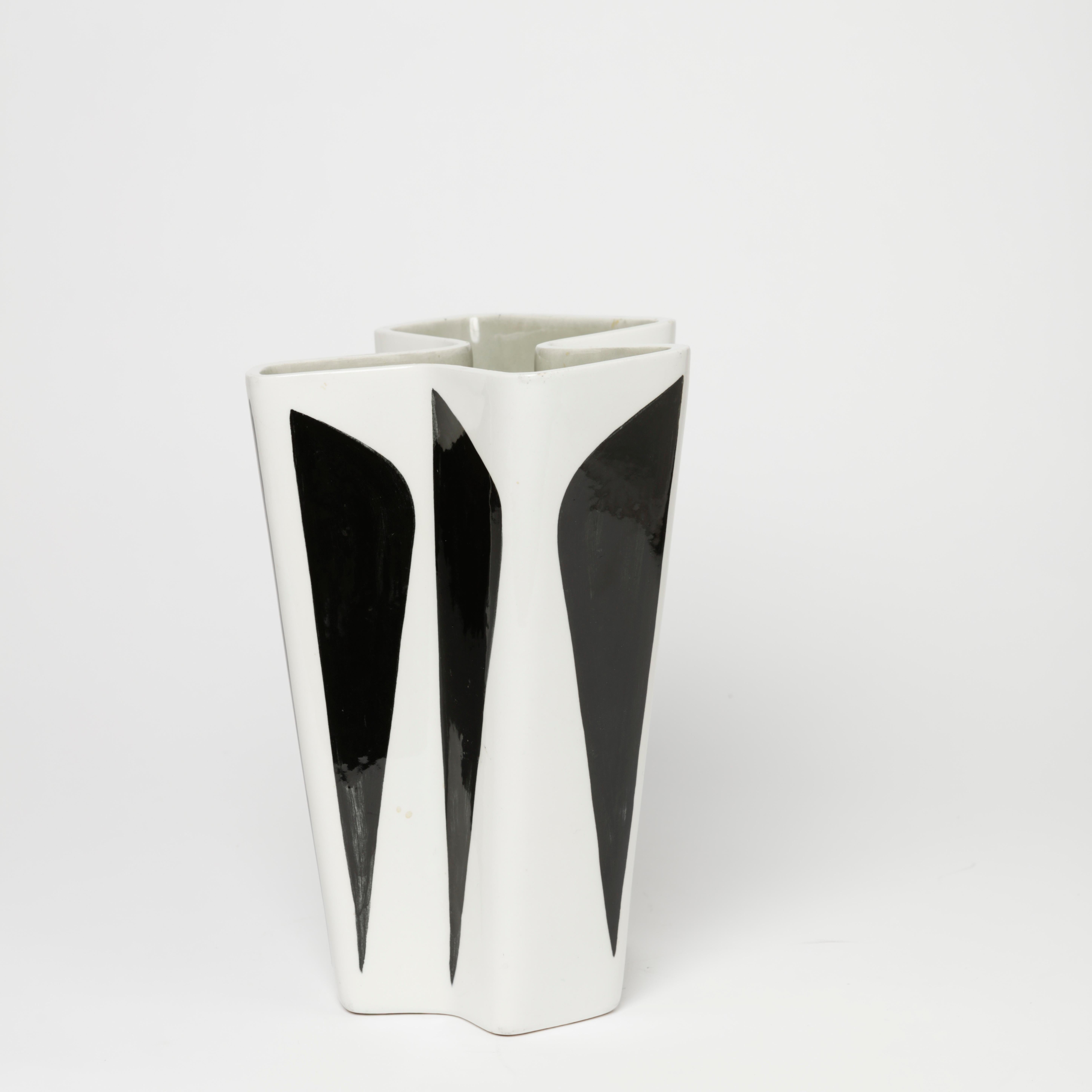 Scandinavian Modern Carl-Harry Stålhane Konstrakta Vase for Rörstrand, 1953 For Sale