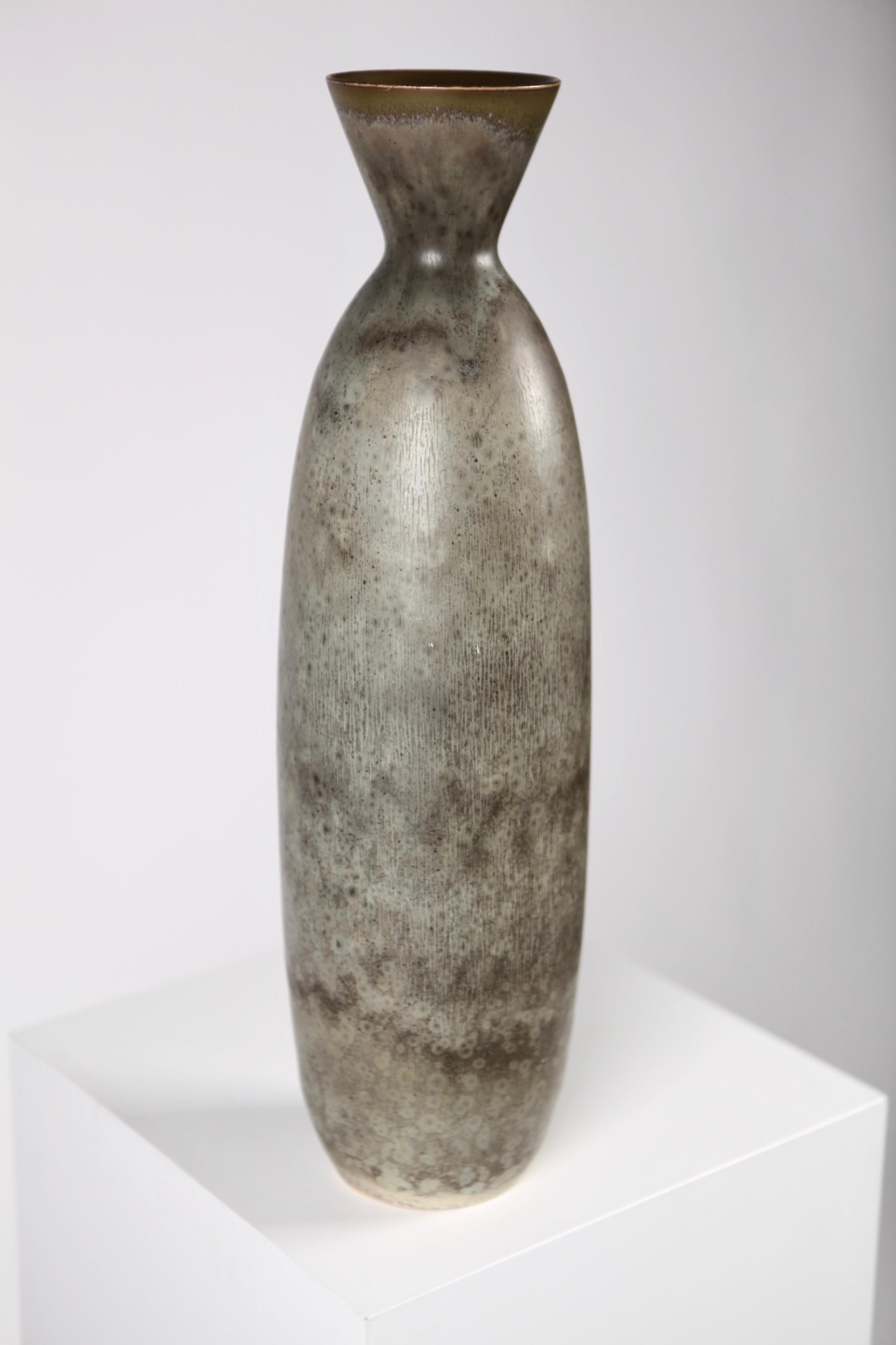 Carl-Harry Stålhane, Large Glazed Ceramic Vase, Rörstrand, Sweden, 1950s 3