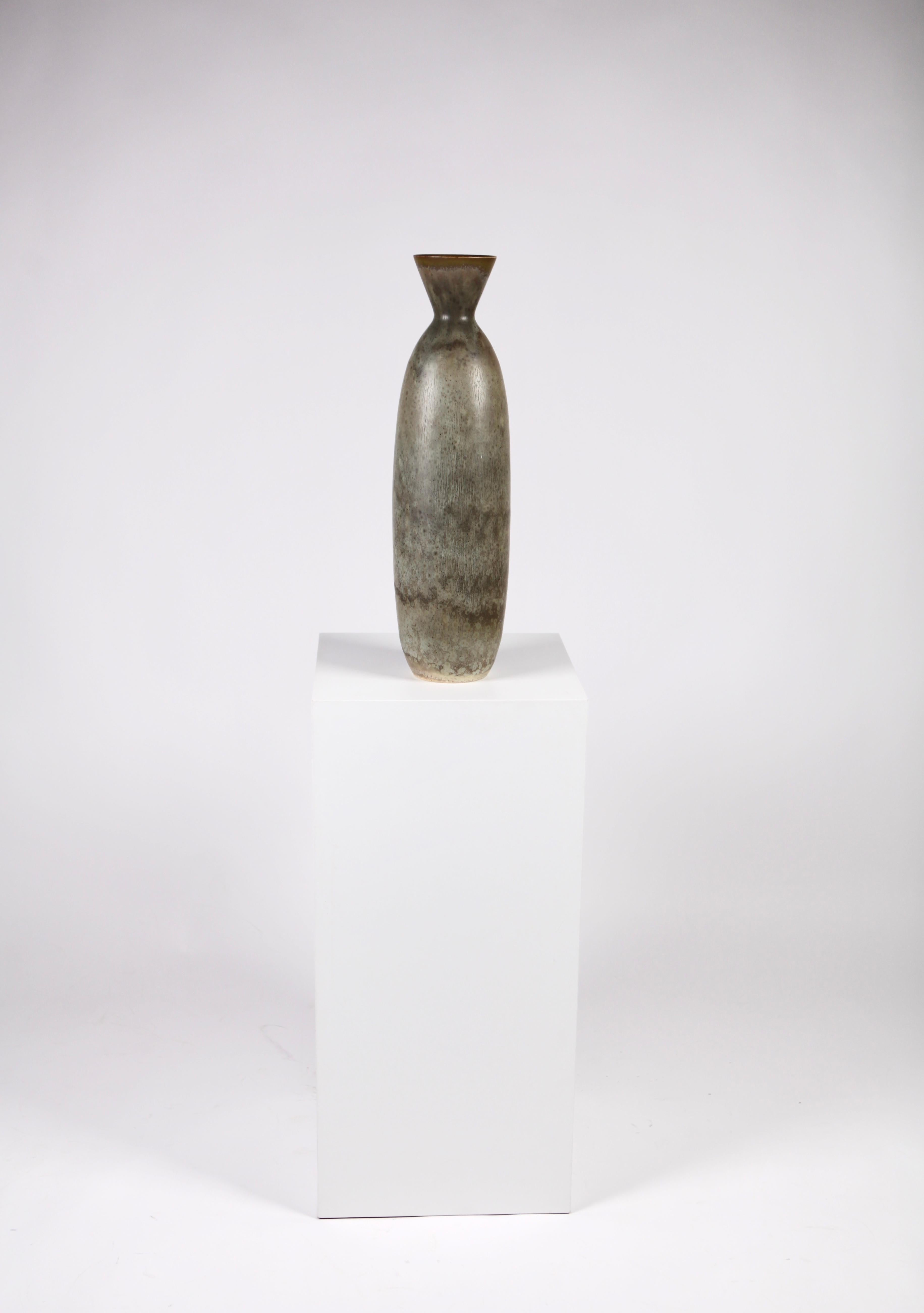 Carl-Harry Stålhane, Large Glazed Ceramic Vase, Rörstrand, Sweden, 1950s 2