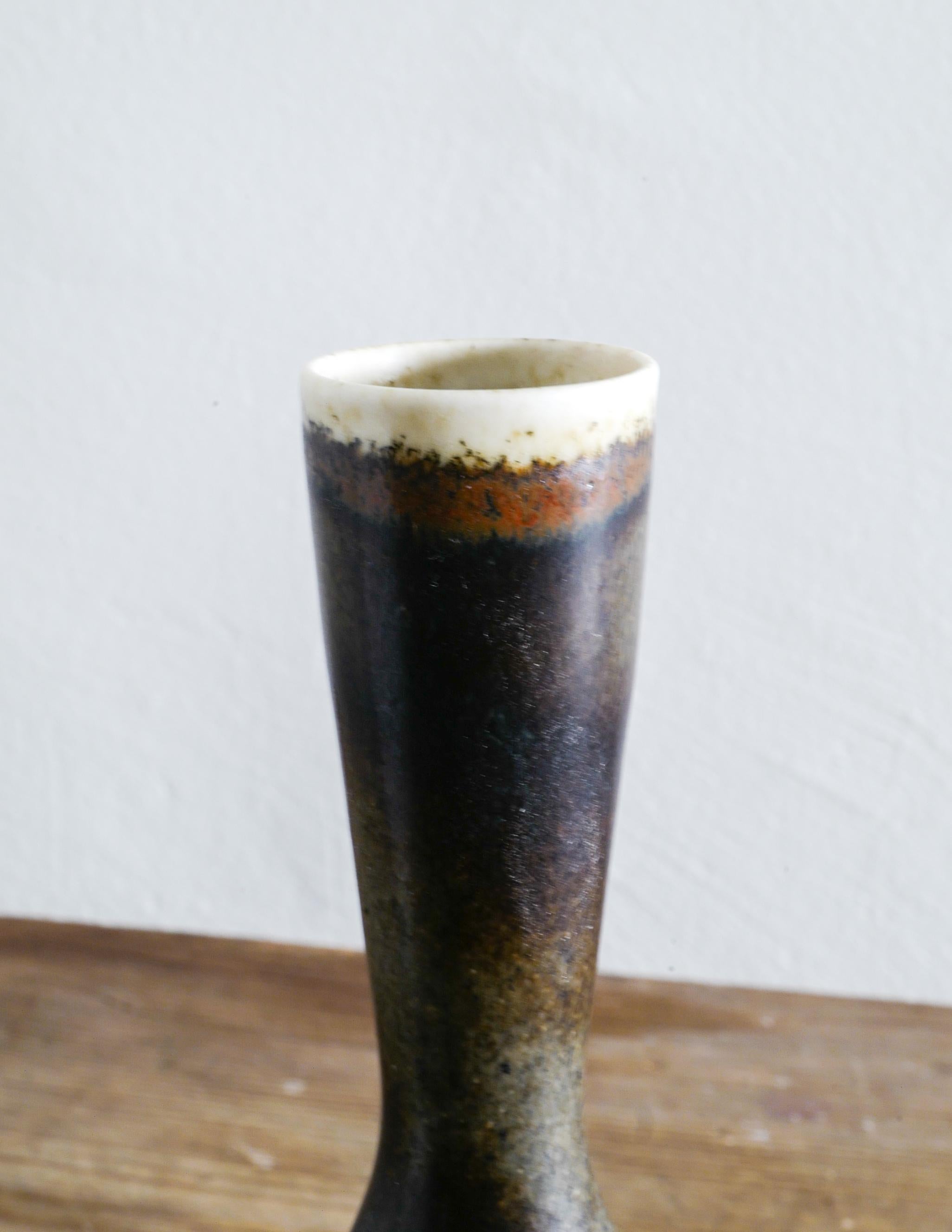 Mid-20th Century Carl-Harry Stålhane Midcentury Ceramic Vase for Rörstrand, Sweden, 1950s