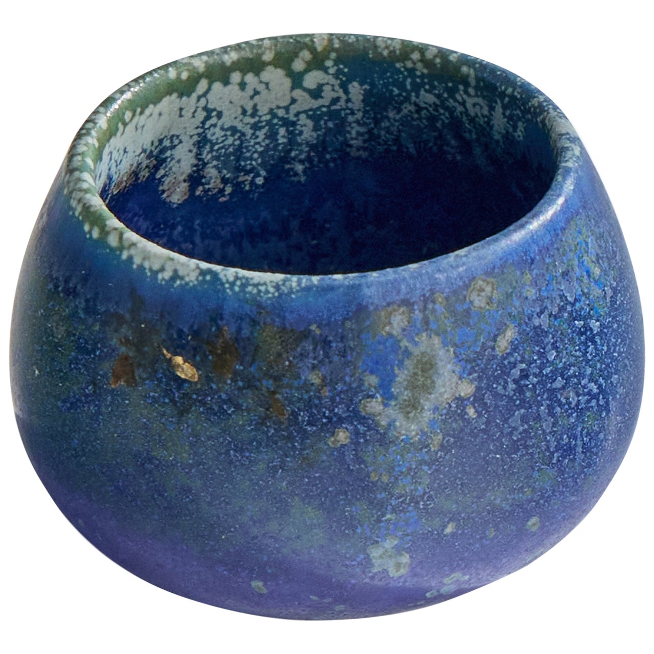 Carl-Harry Stålhane, Miniature Bowl, Stoneware, Sweden, 1950s For Sale