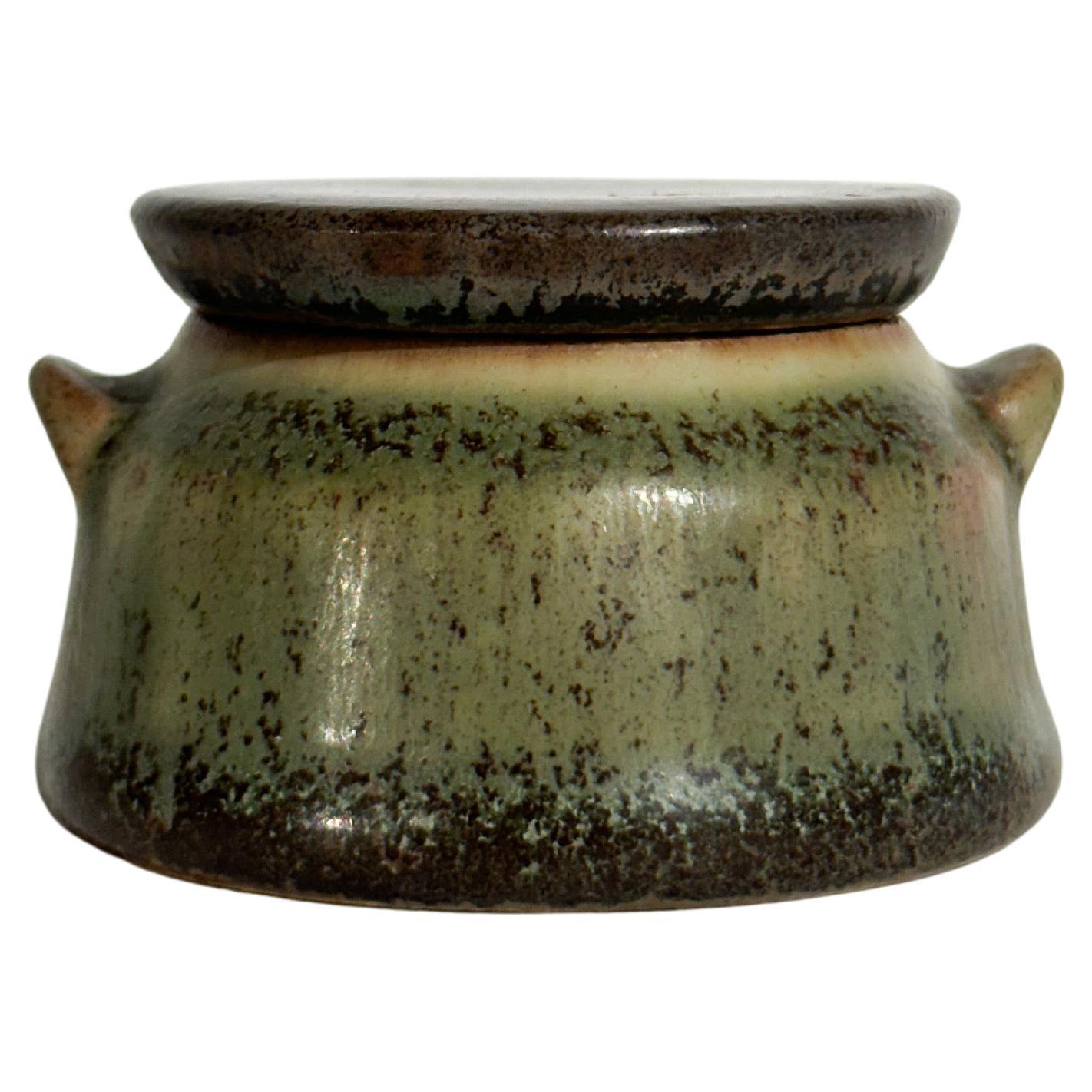 Carl Harry Stalhane Vaso in miniatura Gres Rörstrand Svezia 1950s 1960s in vendita