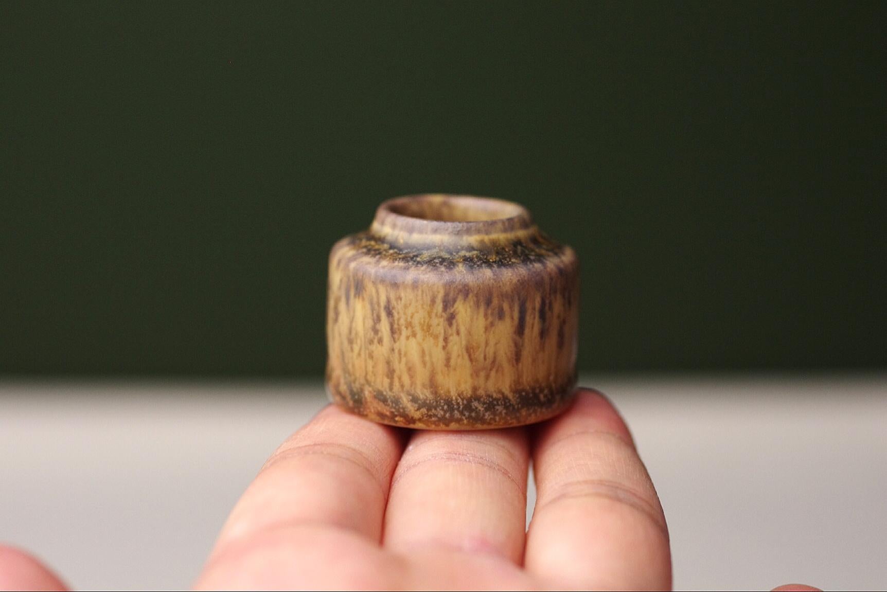 Swedish Carl-Harry Stålhane, Miniature Pot, Rörstrand